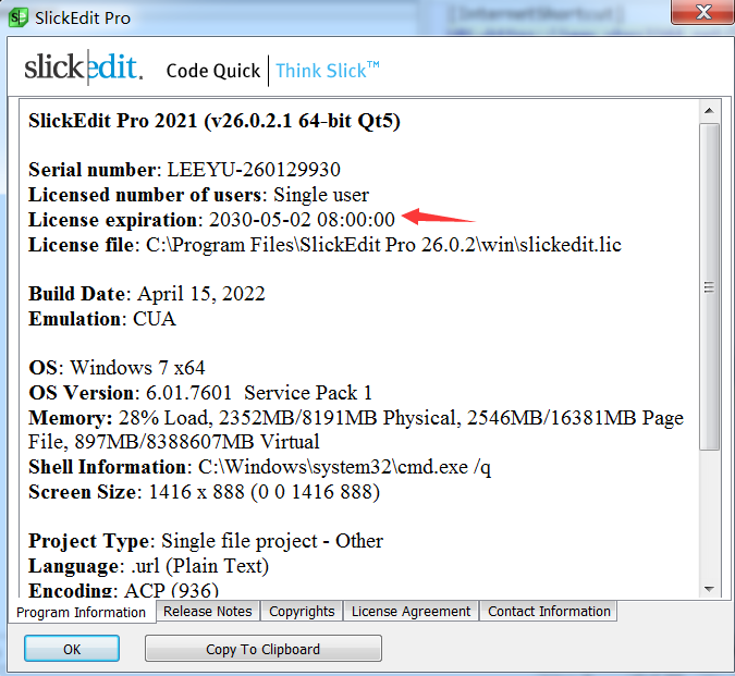 图片[2]-代码编辑器SlickEdit Pro 2022 v27.0.2 特别版 x86/64位-永恒心锁-分享互联网
