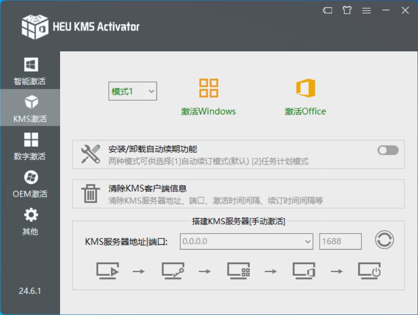 全能激活神器HEU_KMS_Activator v24.6.1.0