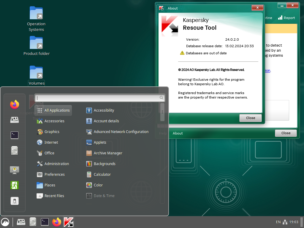 图片[1]-卡巴斯基 Kaspersky Rescue Disk v18.0.11/beta v24.0.2.0 time 2024.03.01 杀毒PE-永恒心锁-分享互联网