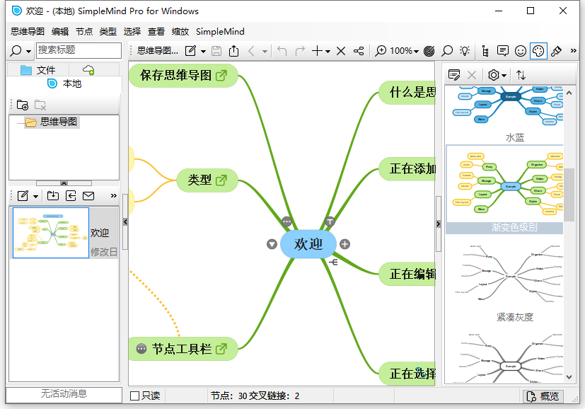 图片[1]-思维导图 SimpleMind Pro v2.6.0.6544/MACOS v2.6.1 特别版-永恒心锁-分享互联网