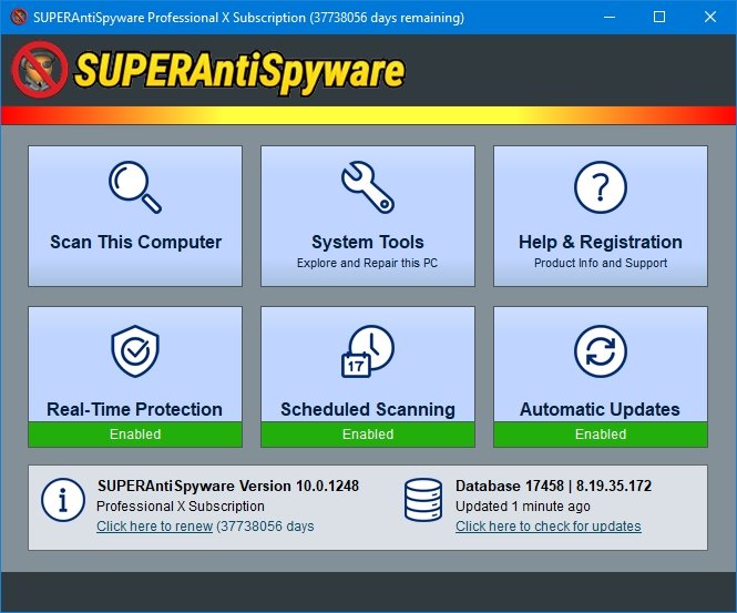 图片[1]-SUPERAntiSpyware Pro v10.0.1274/v8.0.1052-永恒心锁-分享互联网