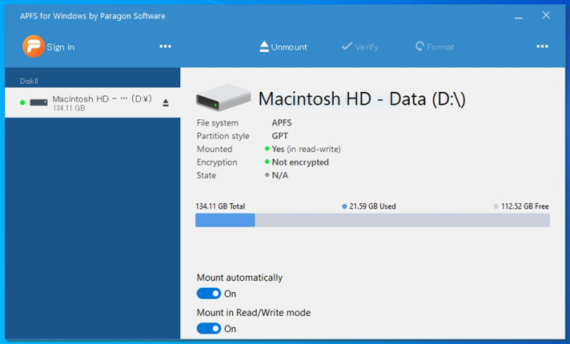 图片[1]-Paragon APFS for Windows v2.1.110/v3.1.1/v4.0.10-永恒心锁-分享互联网