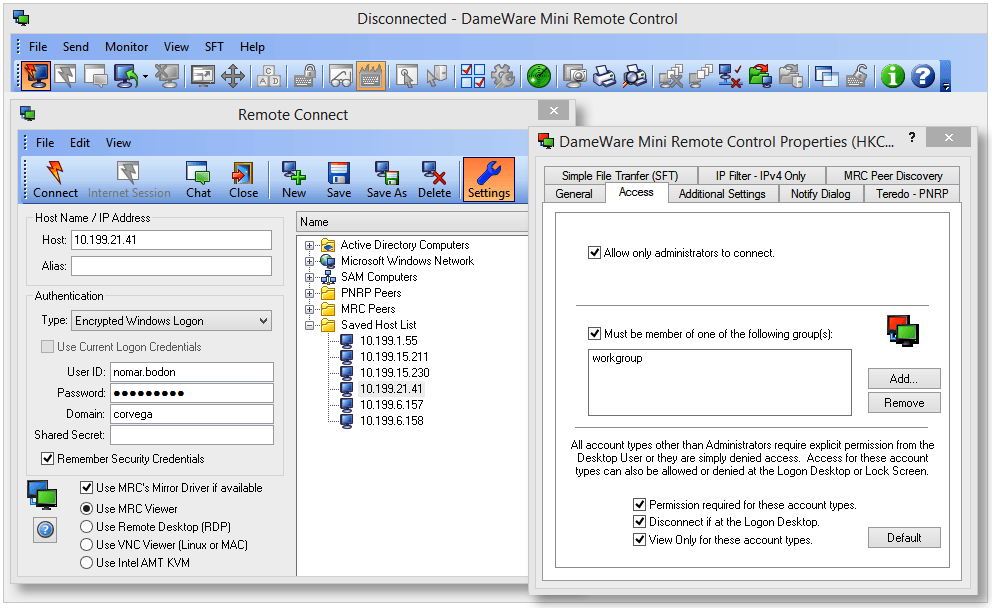 图片[1]-远程管理 DameWare Remote Support/Mini Remote Control v12.3.1.20-永恒心锁-分享互联网