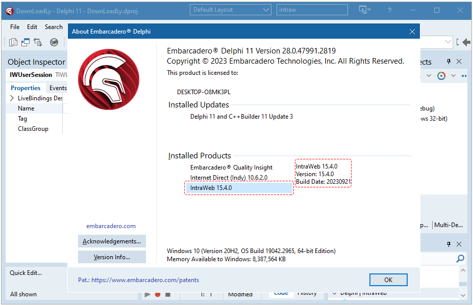 图片[1]-IntraWEB Ultimate v16.0.9-永恒心锁-分享互联网
