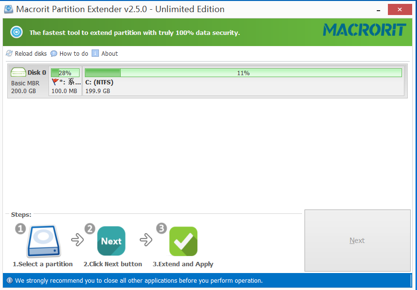 图片[1]-分区拓展助手 Macrorit Partition Extender v2.5.0直装版-永恒心锁-分享互联网
