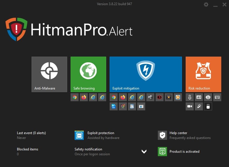 图片[1]-检测威胁保护系统安全 HitmanPro.Alert v3.20.2 Build 2019-永恒心锁-分享互联网