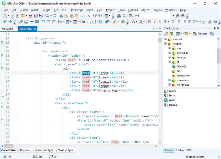 图片[1]-Blumentals WeBuilder/Rapid PHP/Rapid CSS/HTMLPad 2025 v18.1.0.267-永恒心锁-分享互联网