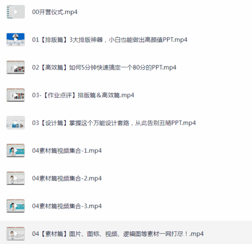 【PPT教程】秋叶®工作型PPT训练营(完结)-永恒心锁-分享互联网